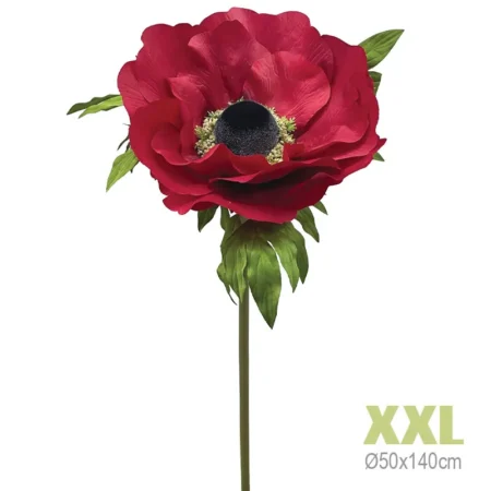 ΚΛΑΔΙ ΑΝΕΜΟΝΗ ΚΟΚΚΙΝΟ ΓΙΓΑΣ XXL - Φ50x140cm 12/ΚΙΒ - Λουλουδια Γιγας