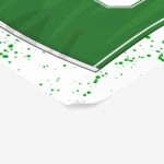 Σετ τριπτυχο προσωποποιημενο ποστερ BASKETBALL SHIRT NAME GREEN