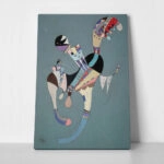 Πινακας σε καμβά KANDINSKY - A FLOATING FIGURE