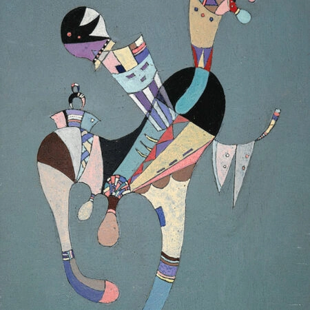 Πινακας σε καμβά KANDINSKY - A FLOATING FIGURE - Wassily Kandinsky Sticky 5