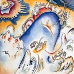 Πίνακας σε καμβά KANDINSKY - BIRDS