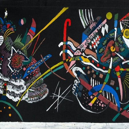 Πινακας σε καμβά KANDINSKY - DRAFT FOR MURAL - Wassily Kandinsky Sticky 6