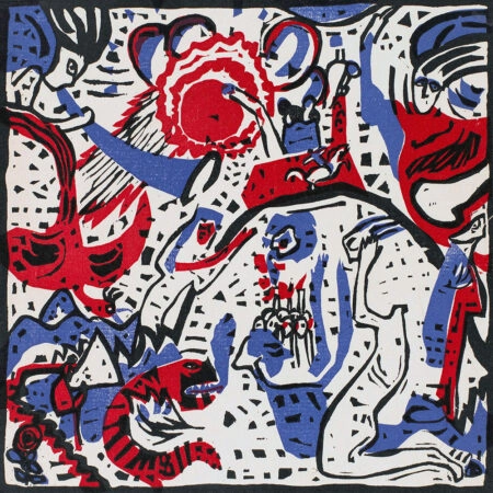 Πίνακας σε καμβά KANDINSKY - GREAT RESSURECTION - Wassily Kandinsky Sticky 5