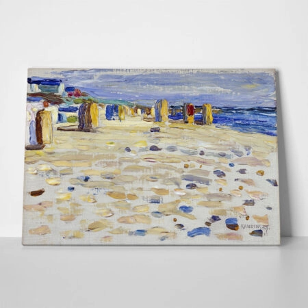 Πινακας σε καμβά KANDINSKY - HOLLAND BEACH CHAIRS - Wassily Kandinsky