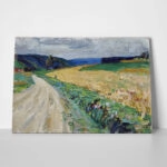 Πινακας σε καμβά KANDINSKY - KALLMUNZ NATURE STUDY FROM THE YELLOW STAGECOACH