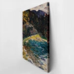 Πινακας σε καμβά KANDINSKY - KOCHEL ALTE KESSELBERGSTRASSE