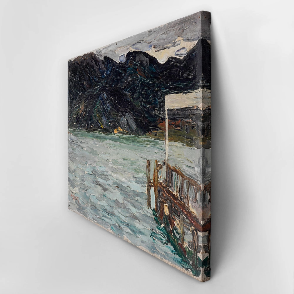 Πινακας σε καμβά KANDINSKY - KOCHEL LAKE AND PER I