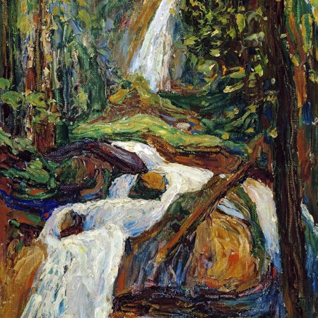Πινακας σε καμβά KANDINSKY - KOCKEL WATERFALL I - Wassily Kandinsky Sticky 5