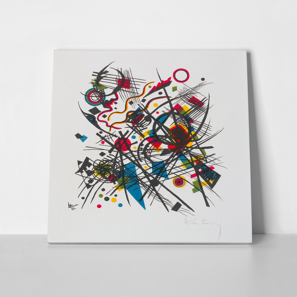 Πίνακας σε καμβά KANDINSKY - LITHOGRAPH FOR THE FOURTH BAUHAUS PORTFOLIO