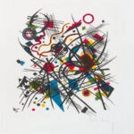 Πίνακας σε καμβά KANDINSKY - LITHOGRAPH FOR THE FOURTH BAUHAUS PORTFOLIO