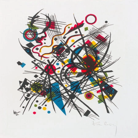 Πίνακας σε καμβά KANDINSKY - LITHOGRAPH FOR THE FOURTH BAUHAUS PORTFOLIO - Wassily Kandinsky Sticky 5