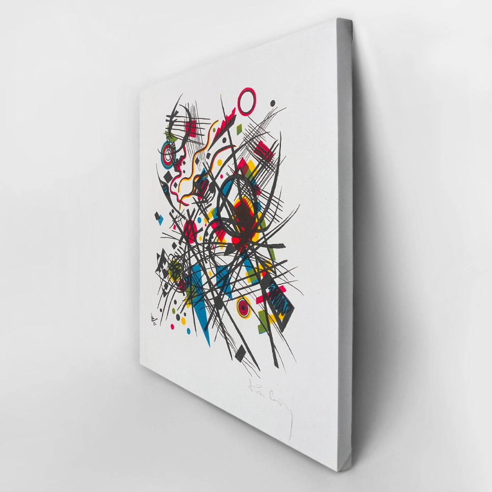 Πίνακας σε καμβά KANDINSKY - LITHOGRAPH FOR THE FOURTH BAUHAUS PORTFOLIO