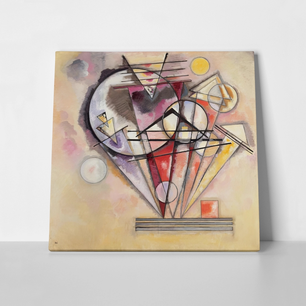 Πίνακας σε καμβά KANDINSKY - ON THE POINTS
