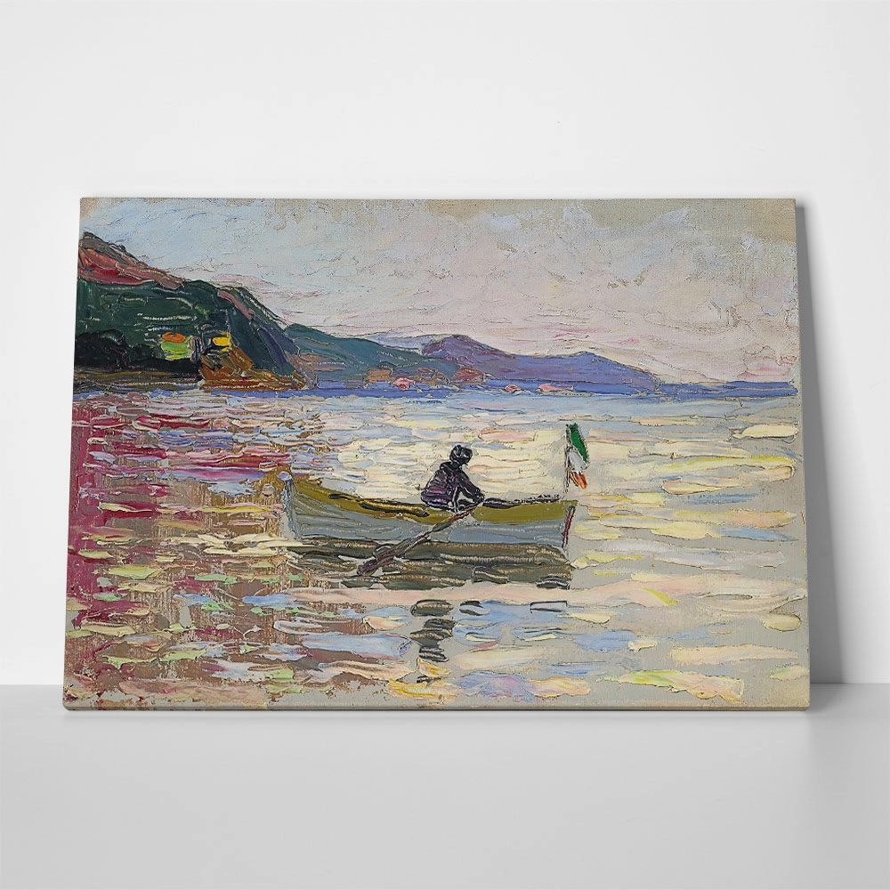 Πινακας σε καμβά KANDINSKY - RAPALLO BOAT AT SEA