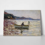 Πινακας σε καμβά KANDINSKY - RAPALLO BOAT IN THE SEA