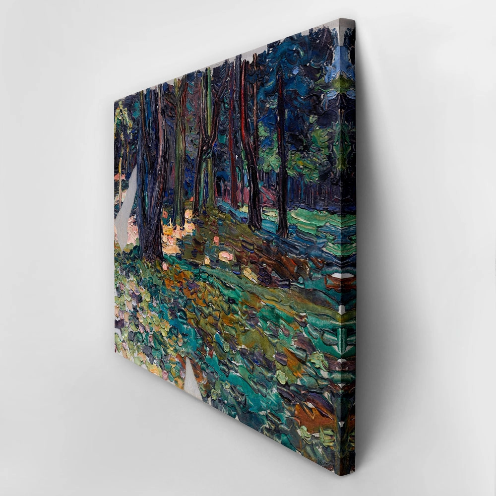 Πινακας σε καμβά KANDINSKY - SAINT CLOUD PARK