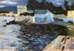 Πινακας σε καμβά KANDINSKY - SESTRI EVENING