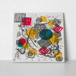 Πίνακας σε καμβά KANDINSKY - SMALL WORLDS V