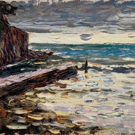 Πινακας σε καμβά KANDINSKY - STORMY SEA - Wassily Kandinsky Sticky 5
