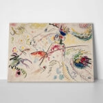 Πινακας σε καμβά KANDINSKY - STUDY FOR KLEINE FREUDEN