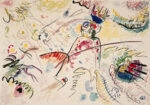 Πινακας σε καμβά KANDINSKY - STUDY FOR KLEINE FREUDEN