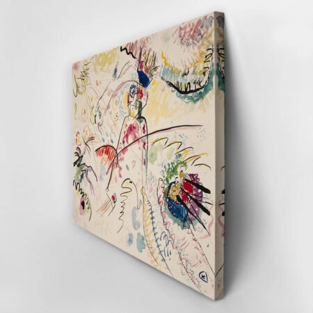 Πινακας σε καμβά KANDINSKY - STUDY FOR KLEINE FREUDEN - Wassily Kandinsky Sticky 5