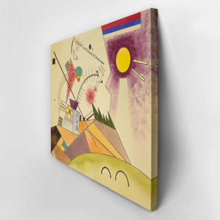 Πινακας σε καμβά KANDINSKY - STUDY FOR MOVING REST - Wassily Kandinsky Sticky 2