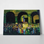 Πινακας σε καμβά KANDINSKY - THE LUDWIGSKIRCHE IN MUNICH
