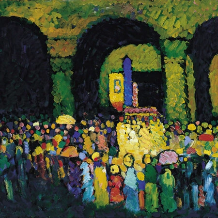 Πινακας σε καμβά KANDINSKY - THE LUDWIGSKIRCHE IN MUNICH - Wassily Kandinsky Sticky 5