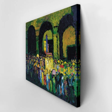 Πινακας σε καμβά KANDINSKY - THE LUDWIGSKIRCHE IN MUNICH - Wassily Kandinsky Sticky 2