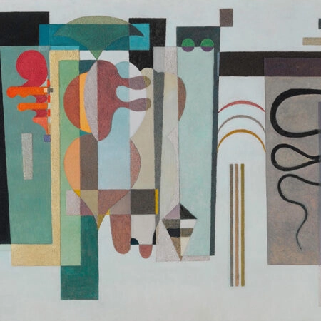 Πινακας σε καμβά KANDINSKY - TWO GREEN POINTS - Wassily Kandinsky Sticky 5