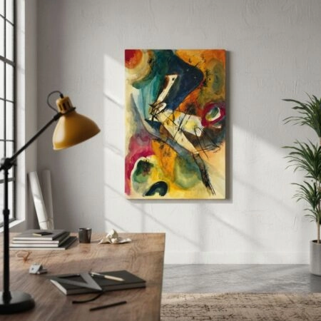 Πινακας σε καμβά KANDINSKY - UNTITLED 1915 - Wassily Kandinsky