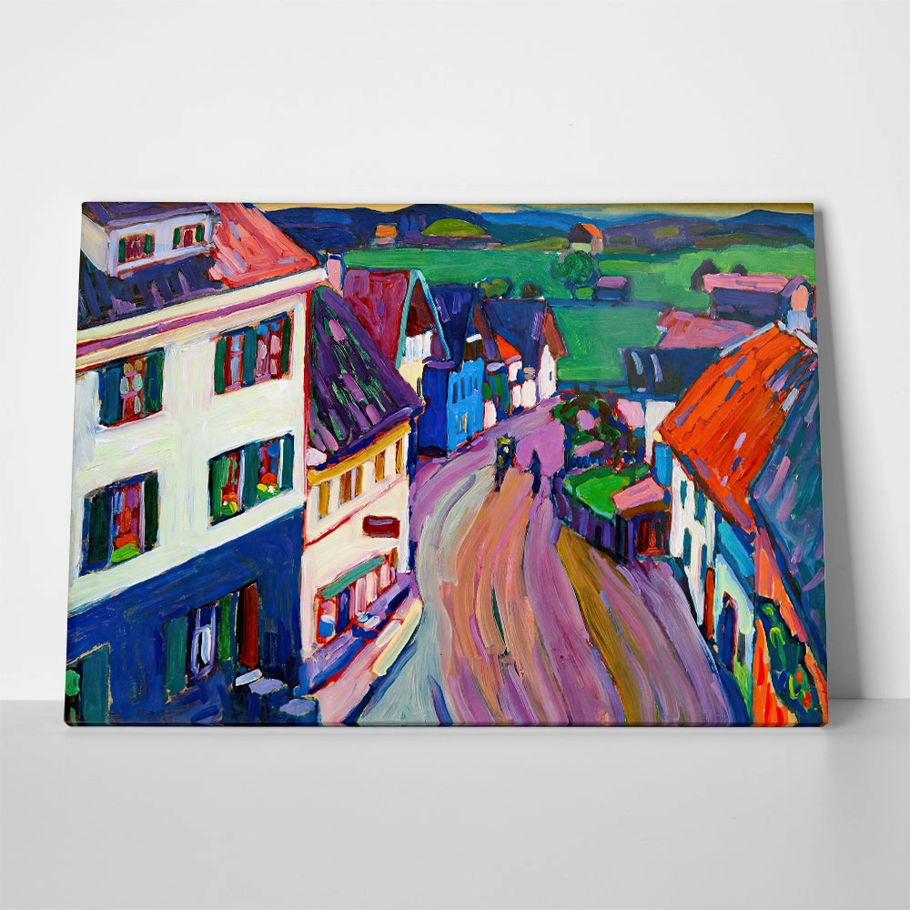 Πινακας σε καμβά KANDINSKY - VIEW FOR THE WINDOW OF THE GRIESBRAU