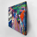 Πινακας σε καμβά KANDINSKY - VIEW FOR THE WINDOW OF THE GRIESBRAU