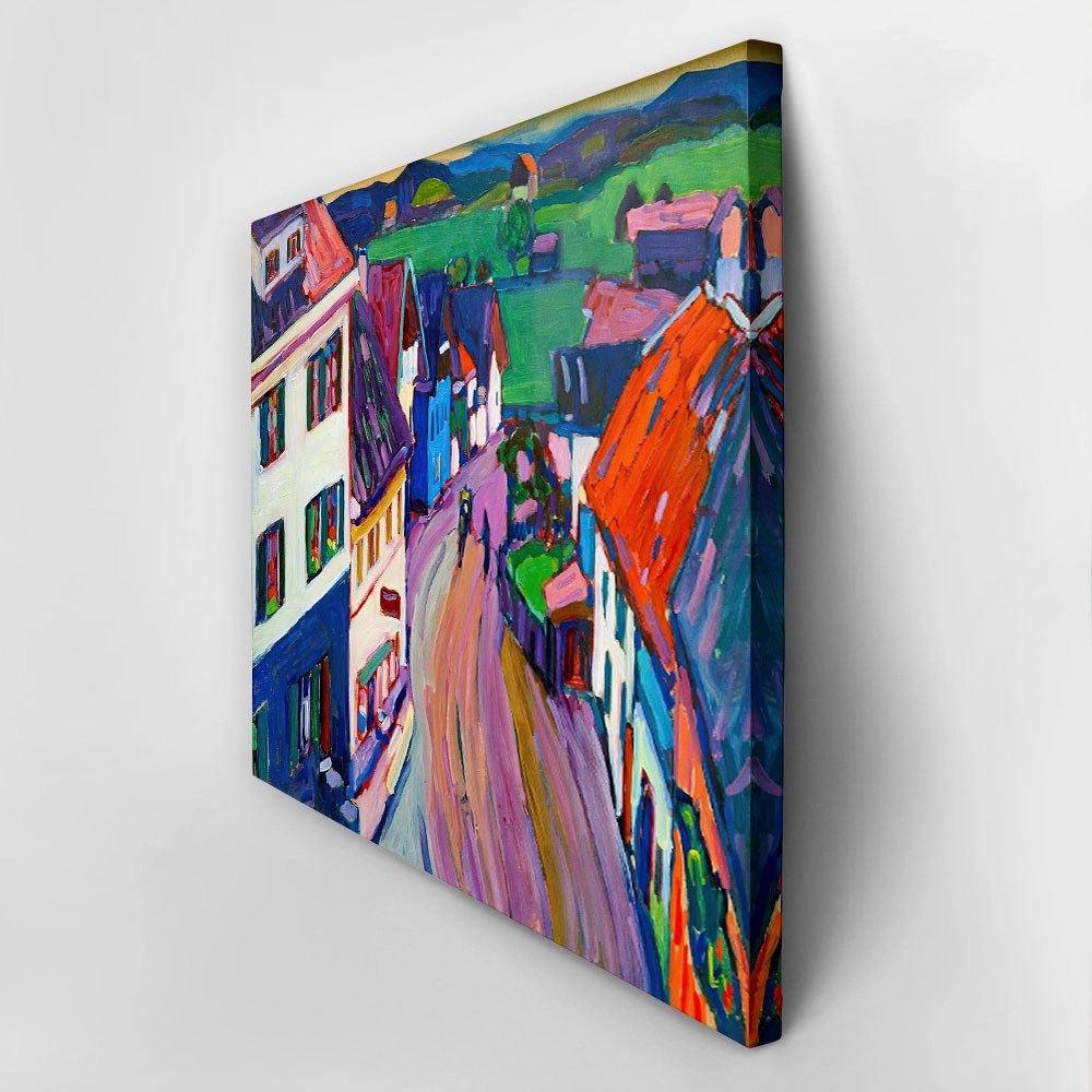 Πινακας σε καμβά KANDINSKY - VIEW FOR THE WINDOW OF THE GRIESBRAU
