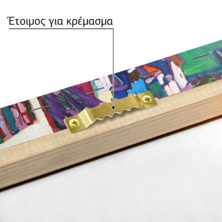 Πινακας σε καμβά KANDINSKY - VIEW FOR THE WINDOW OF THE GRIESBRAU - Wassily Kandinsky Sticky 4
