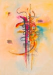 Πινακας σε καμβά KANDINSKY - WATERCOLOR NO 326