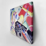 Πινακας σε καμβά KANDINSKY - WHITE ZIG ZAGS