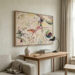 Πινακας σε καμβά KANDINSKY - STUDY FOR KLEINE FREUDEN