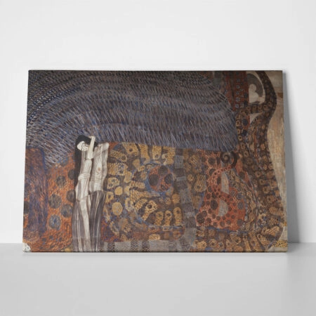 Πινακας σε καμβά KLIMT - BEETHOVEN FRIEZE - Gustav Klimt