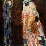 Πίνακας σε καμβά KLIMT - DEATH AND LIFE
