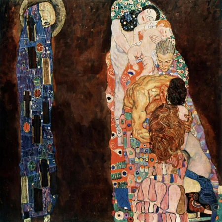 Πίνακας σε καμβά KLIMT - DEATH AND LIFE - Gustav Klimt Sticky 5