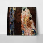Πίνακας σε καμβά KLIMT - DEATH AND LIFE