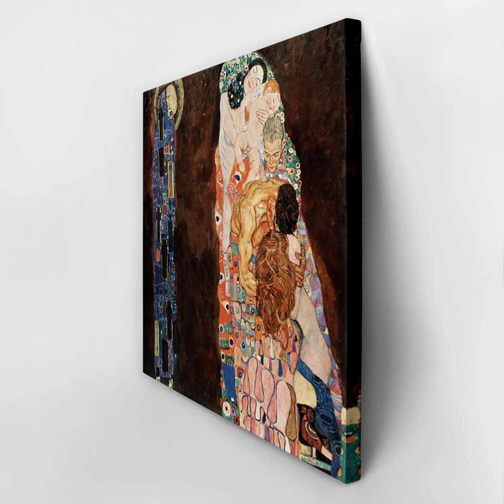 Πίνακας σε καμβά KLIMT - DEATH AND LIFE