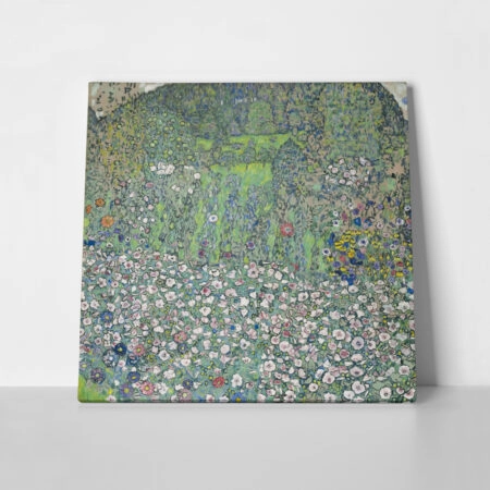 Πίνακας σε καμβά KLIMT - GARDEN LANDSCAPE WITH MOUNTAIN TOP - Gustav Klimt
