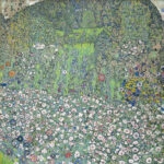 Πίνακας σε καμβά KLIMT - GARDEN LANDSCAPE WITH MOUNTAIN TOP