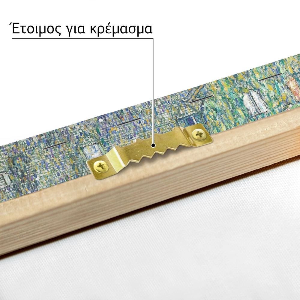 Πίνακας σε καμβά KLIMT - HOUSE IN ATTERSEE
