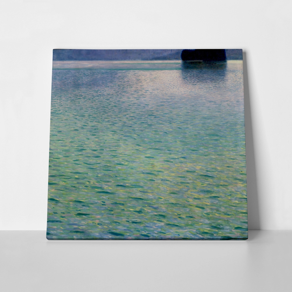 Πίνακας σε καμβά KLIMT - ISLAND IN THE ATTERSEE