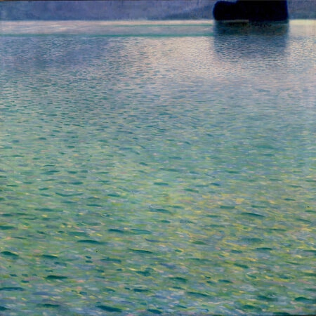 Πίνακας σε καμβά KLIMT - ISLAND IN THE ATTERSEE - Gustav Klimt Sticky 5