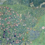 Πίνακας σε καμβά KLIMT - ITALIENISCHE GARTENLANDSCHAFT